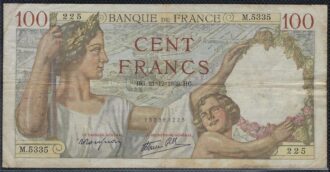 FRANCE 100 FRANCS SULLY 21-12-1939 M.5335 TB+
