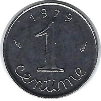 FRANCE 1 CENTIME EPI 1979 SUP