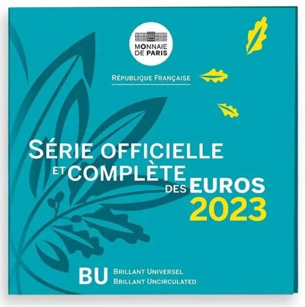 FRANCE 2023 SERIE 8 MONNAIES EURO Coffret BU Monnaie de Paris