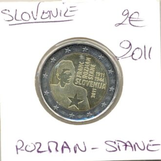 SLOVENIE 2011 2 EURO ROZMAN-STANE SUP
