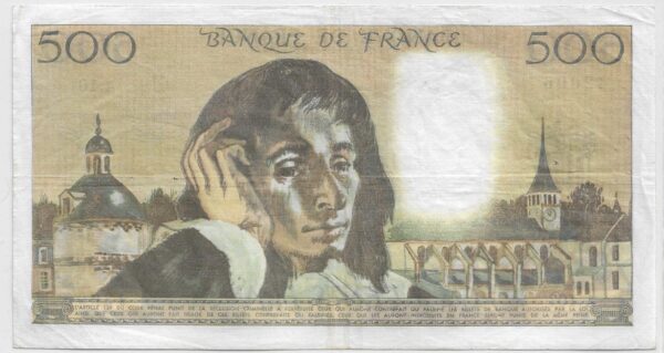 FRANCE 500 FRANCS PASCAL 7 6 1979 A.107 TTB
