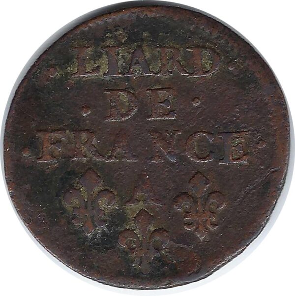 LOUIS XIV (1643-1715) LIARD DE FRANCE 1656 A (Paris) 3gr37 TB+