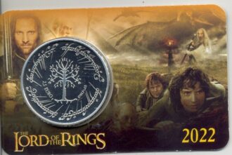 MALTE 2022 2.50 EURO THE LORD OF THE RINGS COINCARD