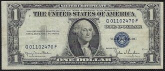 U.S.A 1 DOLLAR 1935 D SERIE F6251 TB+