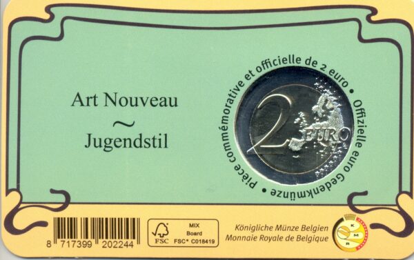 belgique_2023_2euro_art_nouveau_coincard_version_flamand
