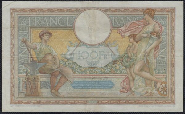 FRANCE 100 FRANCS MERSON SANS LOM 29-12-1938 B.62903 TTB