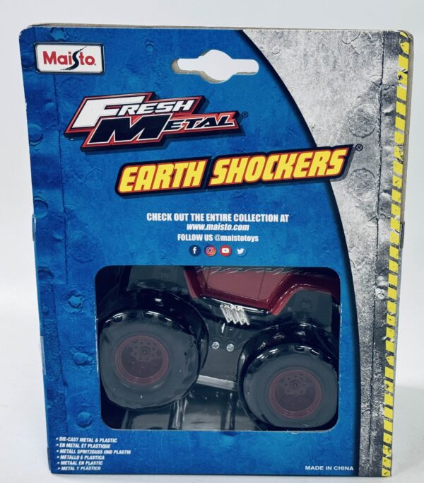 MONSTER TRUCK EARTH SHOCKERS A RETROFRICTION ROUGE MAISTO FRESH METAL NEUF
