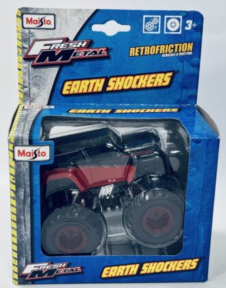 MONSTER TRUCK EARTH SHOCKERS A RETROFRICTION ROUGE MAISTO FRESH METAL NEUF