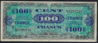FRANCE 100 FRANCS FRANCE TYPE 1945 SERIE 3 TTB
