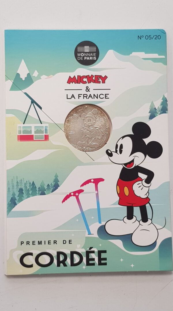 FRANCE 2018 10 EURO MICKEY ET LA FRANCE PREMIER DE CORDEE 5/50 SUP