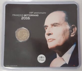 FRANCE 2016 2 EURO FRANCOIS MITTERAND B.U