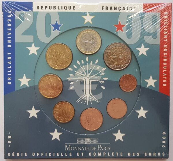 FRANCE 2008 COFFRET EURO BU MONNAIE DE PARIS B.U